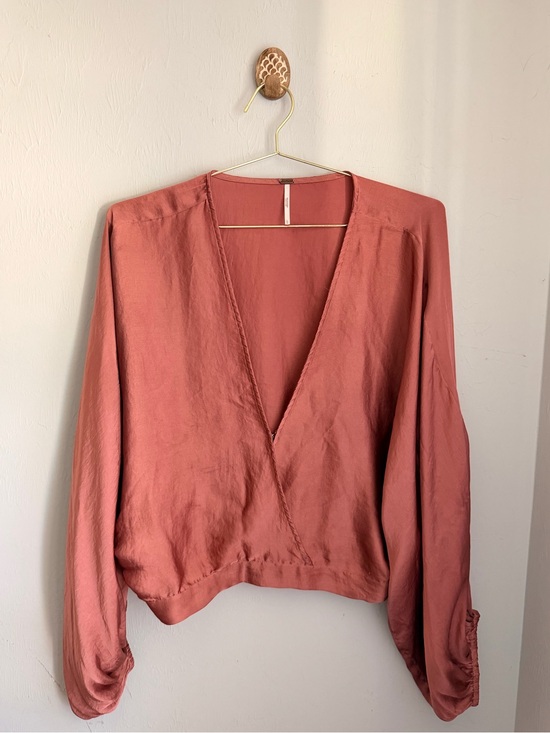 Free People Tops - Free People Dusty Rose Midnight Vibes Blouse